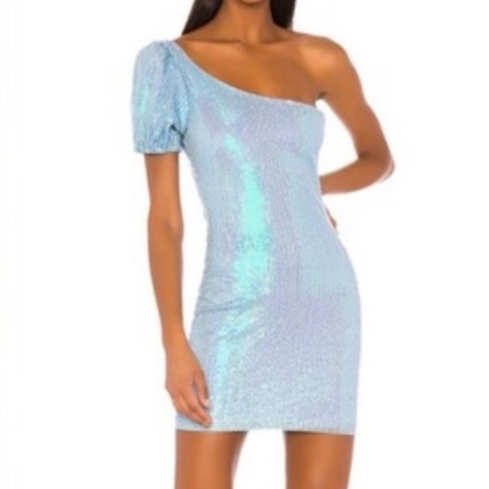 Superdown blue sparkly dress I'm XS/ extra small / xsmall